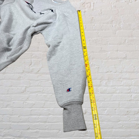 Champion Reverse Weave Crewneck Sweatshirt Heather Gray Small Vintage - Picture 8 of 8